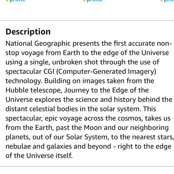 National Geographic, Journey to the Edge of the Universe DVD - Picture 8 of 10